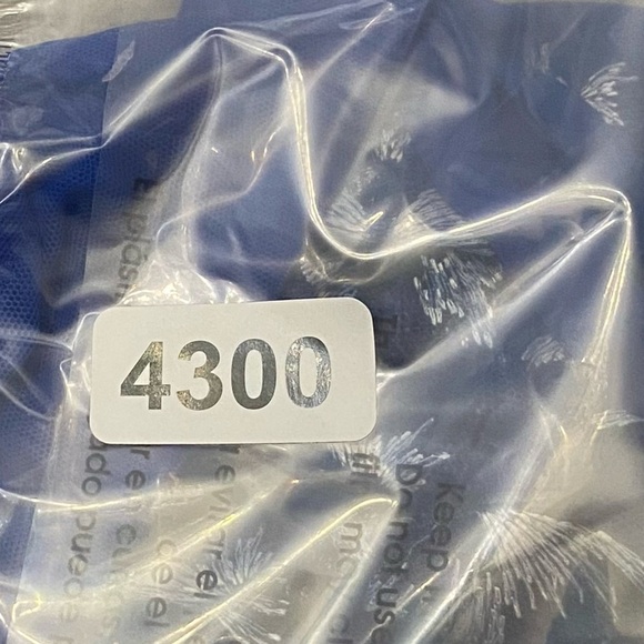 New! Victoria’s Secret Blue Butterfly Strappy Crotchless Bodysuit 4300 - Picture 8 of 8